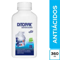 Ditopax Antiácido Líquido Sabor a Menta Vainilla