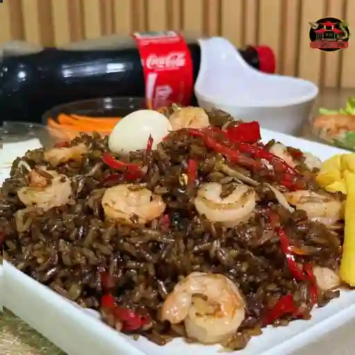 Arroz con camarones