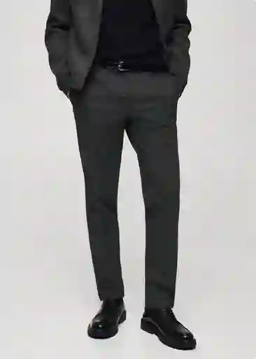 Pantalón Brest Gris Talla 44 Hombre Mango