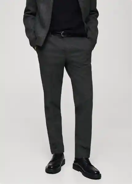 Pantalón Brest Gris Talla 44 Hombre Mango