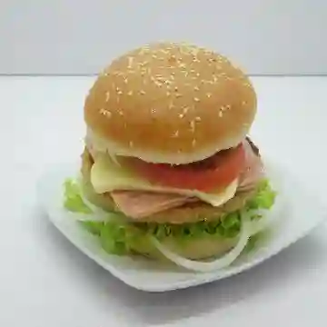 Hamburguesa Sencilla de Pollo