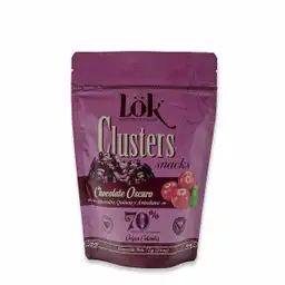 Lok Snacks Clusters Almendra Quinoa y Arándano 70%