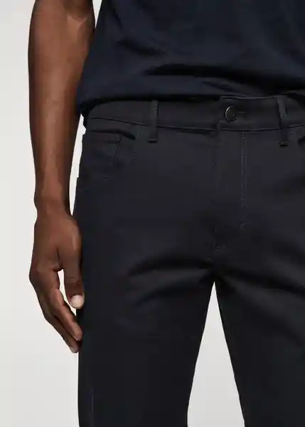 Pantalón Pisa Navy Talla 36 Hombre Mango