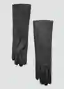 Guantes Gildi Negro Talla M Mujer Mango