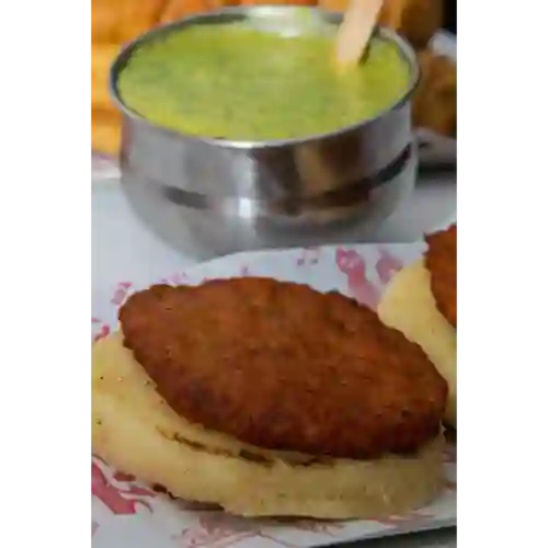 Arepa Hamburguesa