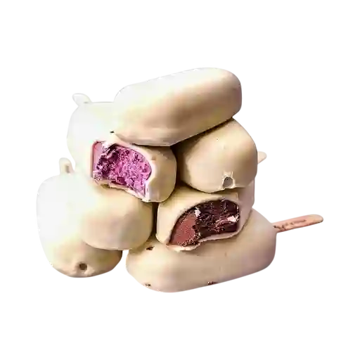 Paleta de Chocolate Belga Blanco