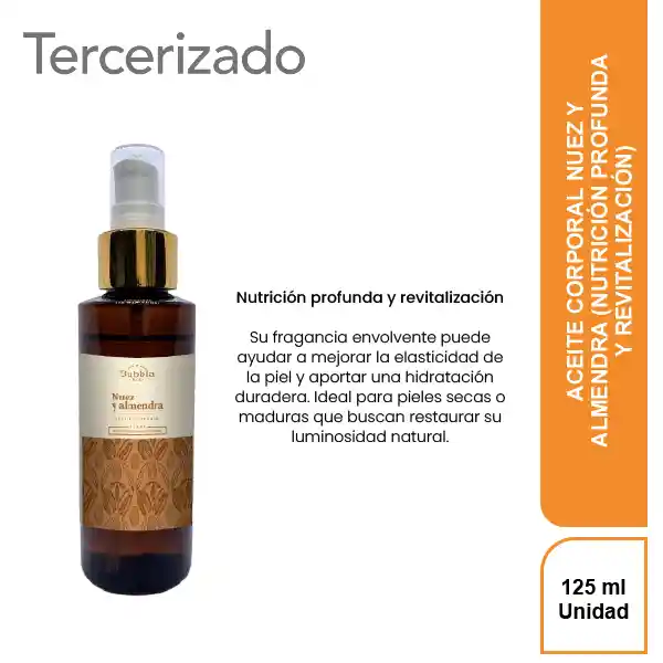 Subbla Aceite Corporal Nuez y Almendra