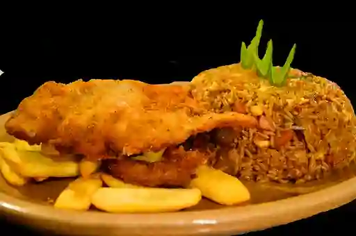 Arroz Chino con Chuleta
