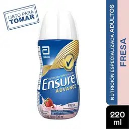 Ensure Alimento Líquido Advance Sabor Fresa