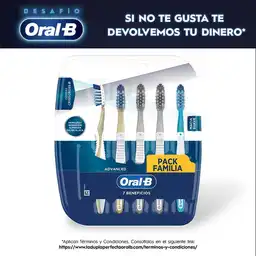 Cepillo de Dientes Oral-B Advanced 7 Beneficios Suave 5 Unidades