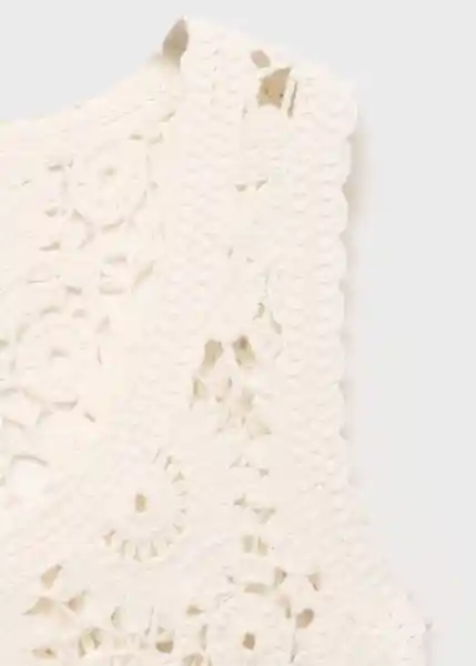 Top Garden Crudo Talla L Mujer Mango
