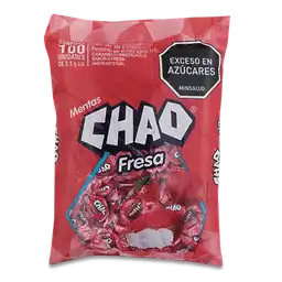Chao Caramelo Masticable Menta Fresa