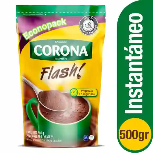 Corona Chocolate Instantáneo Flash