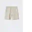 Short Funchal Beige Talla M Hombre Mango