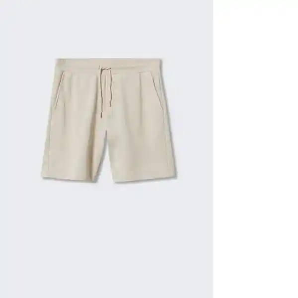 Short Funchal Beige Talla M Hombre Mango