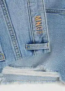 Short Minitc Tejano Claro Talla 19 Niñas Mango