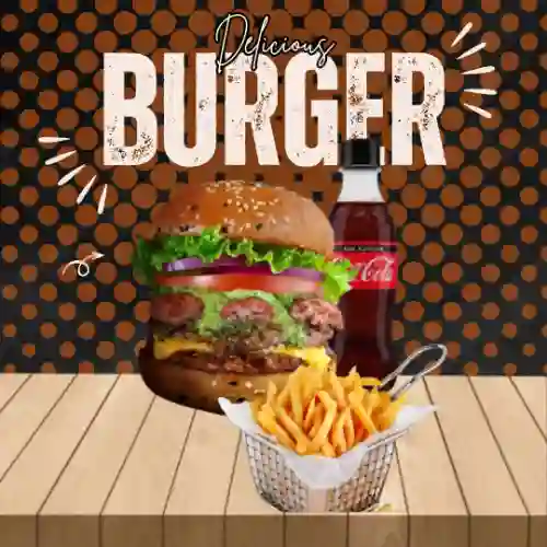 Chimi Chori + Papas + Coca Cola