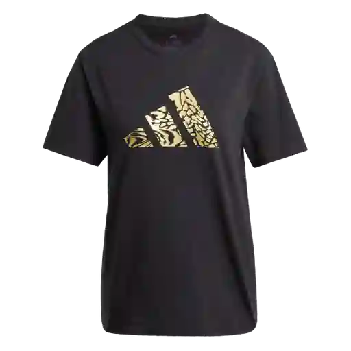 Adidas Camiseta T Met Manga Corta Lifestyle Mujer Negro Talla S