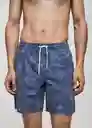 Short Bañador Caracol Navy Talla L Hombre Mango