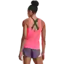 Under Armour Polera Fly by Tank Rosado Para Mujer Talla MD