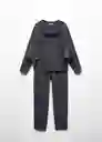 Pijama Pack Bat Antracita Talla 10 Niños Mango