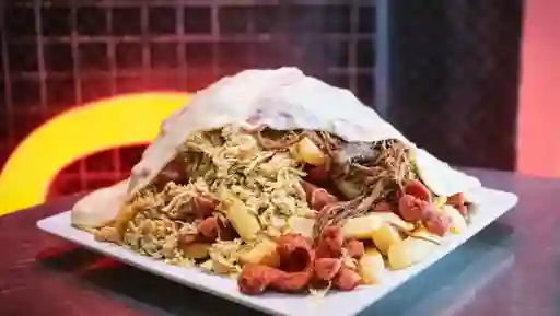 Salchichoripapa Mixto Especial.