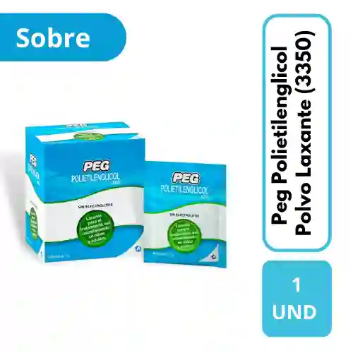 Peg Polietilenglicol Polvo Laxante (3350)