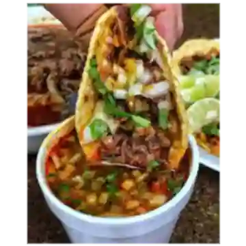 Tacos de Barbacoa X 4