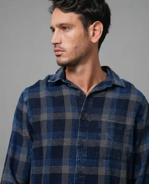 Camisa Hombre Azul Talla M 119G012_AZU194024 Rifle