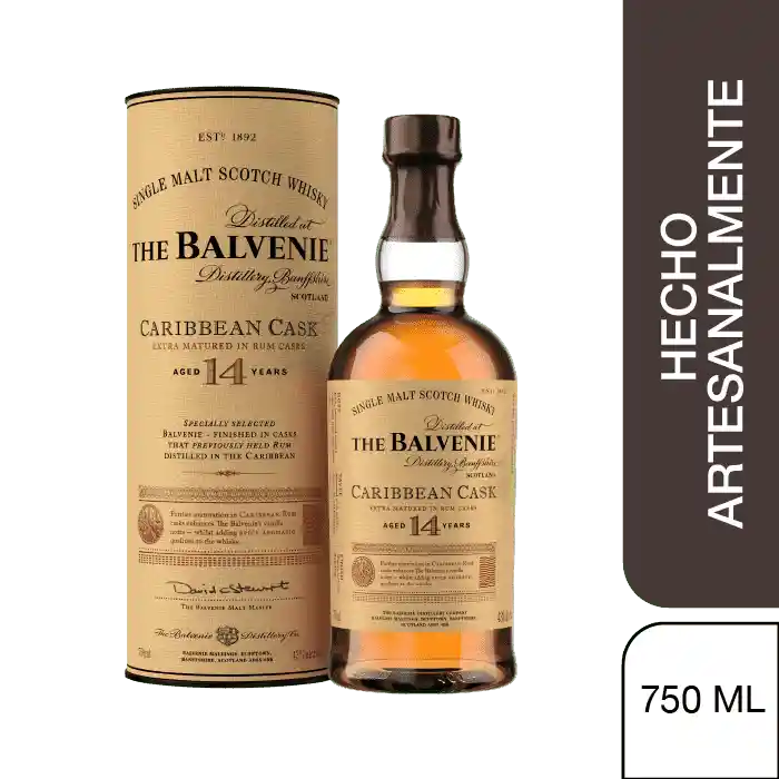 The Balvenie 14 Años Single Malt Scotch Whisky 750 Ml