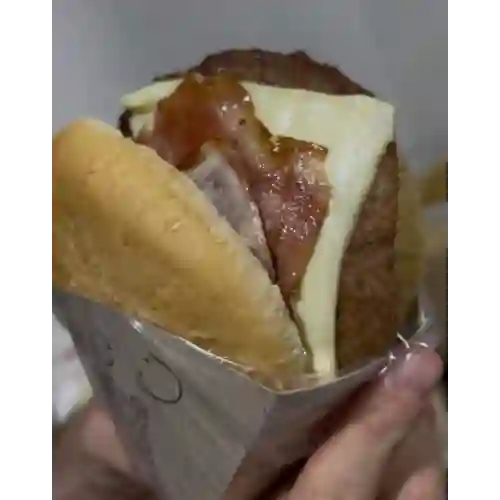 Hamburguesa Queso y Tocineta