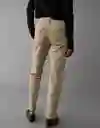 Pantalón Mujer Beige Talla: 8 REGULAR 5126212 American Eagle