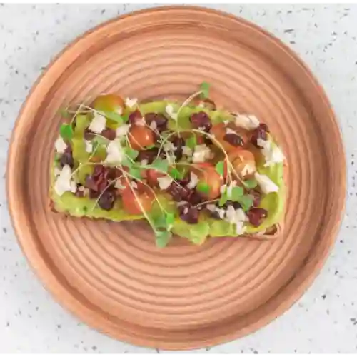 Tostada de Aguacate