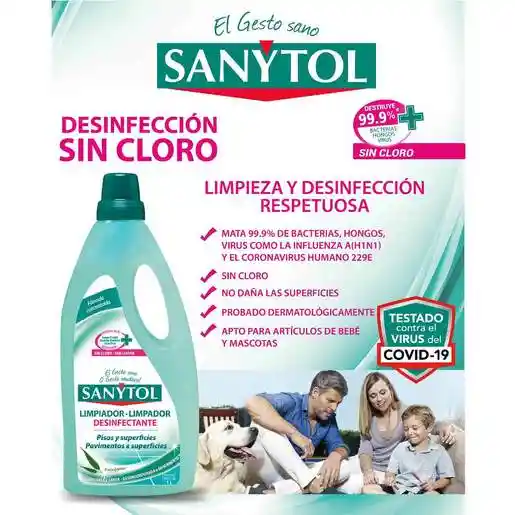 Sanytol Pisos Limpiador Desinfectante