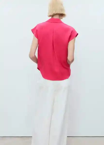 Camisa Lim Fresa Talla S Mujer Mango
