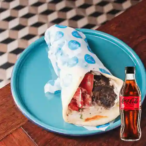 Combo Gyro Kebab de Cordero +Cocacola S/az 300ML