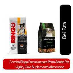 Combo Ringo Perro Adulto + Agility Gold Suplemento Alimenticio