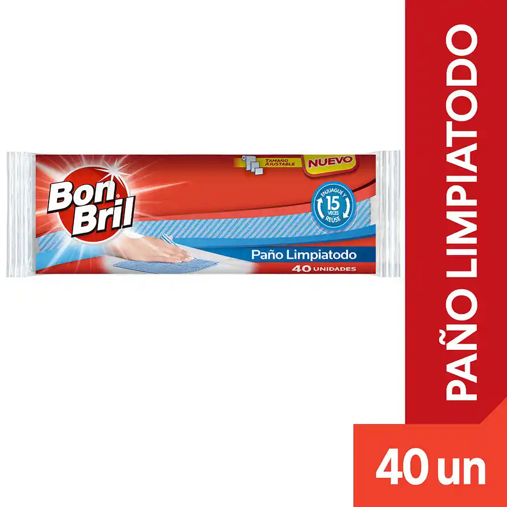 Paño Limpiatodo Bon Bril Rollo 40 un 