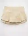Falda Mujer Blanco Talla: 6 5060106 American Eagle