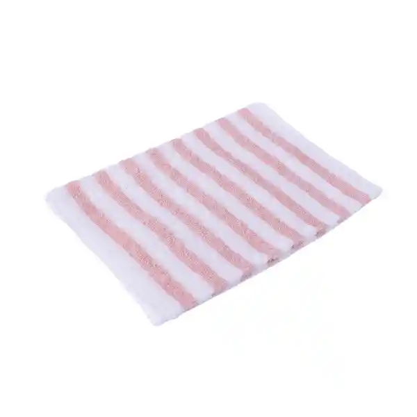 Toalla Infantil Para Baño de Algodón Con Rayas Rosa Miniso
