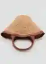 Bolso P Nido Cuero Talla 99 Mujer Mango