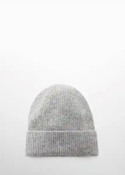 Gorro Skyler Gris Medio Vigoré Talla 99 Mujer Mango