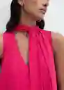 Vestido Turmalin-A Fucsia Talla S Mujer Mango