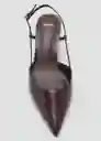 Zapatos Tonio Chocolate Talla 38 Mujer Mango