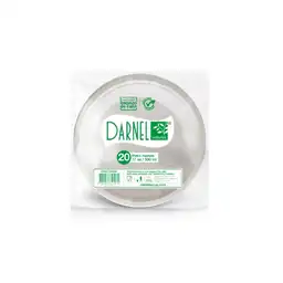 Darnel Plato Hondo Natural Bagazo Caña 17 Oz