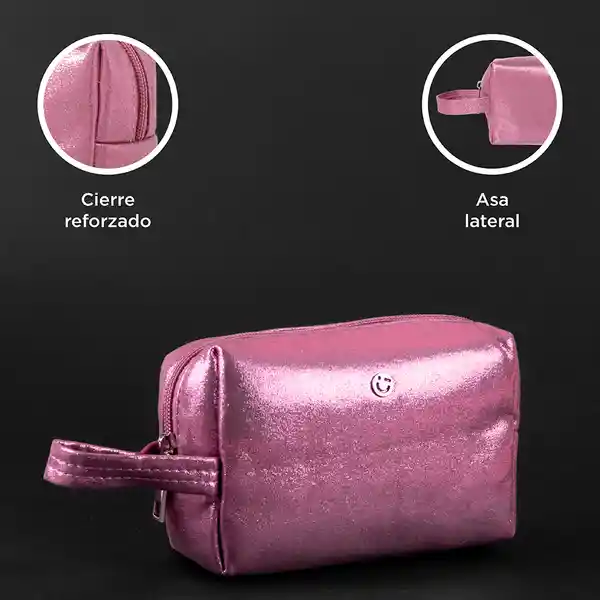 Cosmetiquera Rosa Serie Miniso