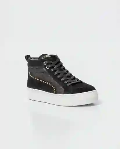Tenis Hi Top Shimmer Negro Sombrio Ultraoscuro 35 Chevignon