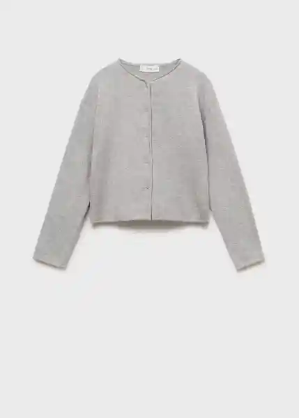 Cardigan Emma Gris Claro Vigore Talla 08 Niñas Mango