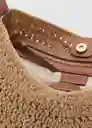 Bolso G Carrie Cuero Talla 99 Mujer Mango