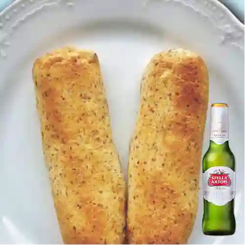 Combo Dedito Coketo + Cerveza Stella Artois Bot. 330ml